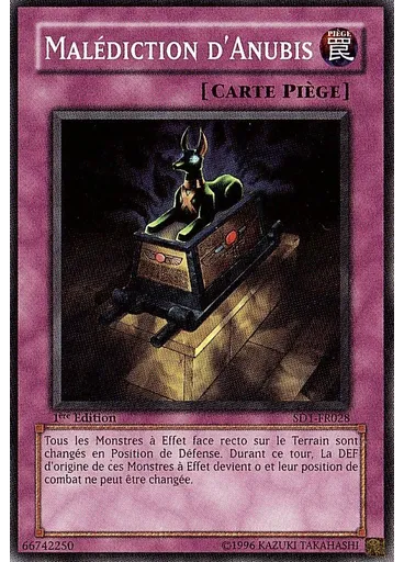 Malédiction d'Anubis