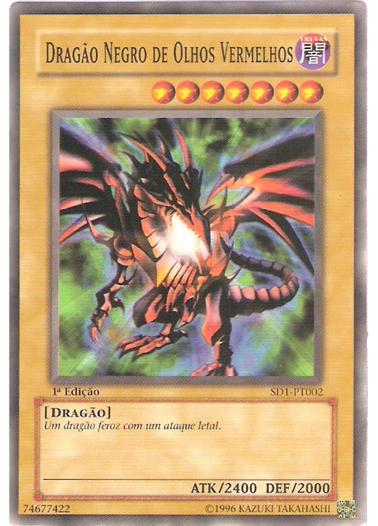 Dragão Negro de Olhos Vermelhos