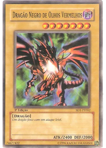 Dragão Negro de Olhos Vermelhos