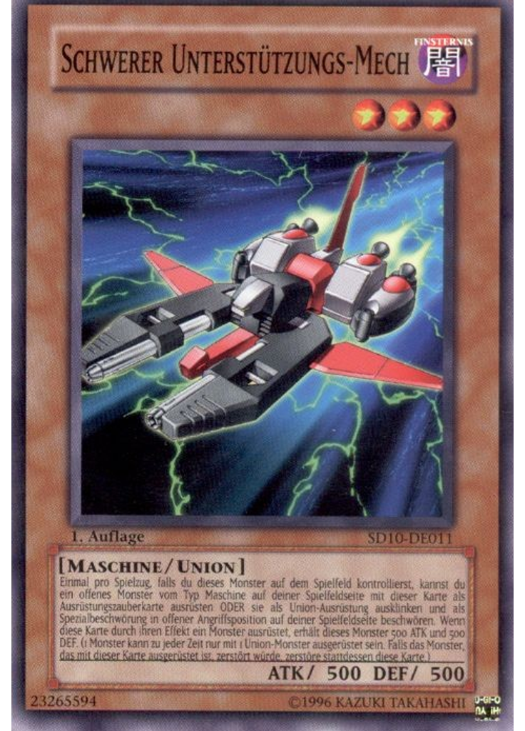 Schwerer Unterstützungs-Mech