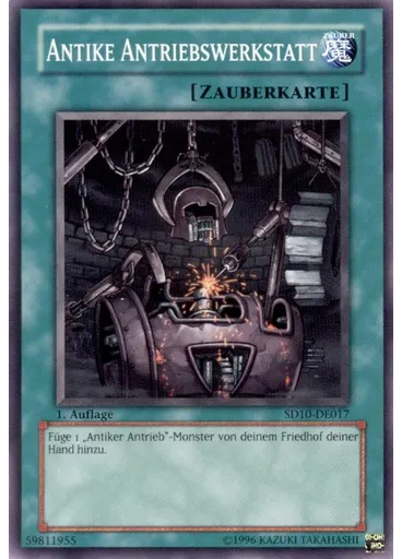 Antike Antriebswerkstatt