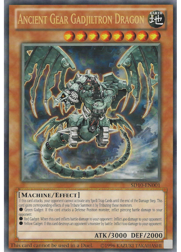 Ancient Gear Gadjiltron Dragon (Ultra Rare Unlimited Ct)