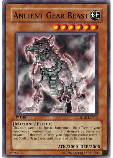 Ancient Gear Beast — Structure Deck: Machine Re-Volt