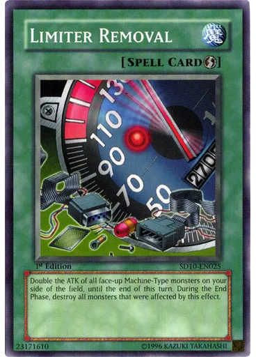 Limiter Removal — Structure Deck: Machine Re-Volt