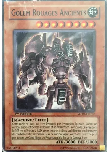 Golem Rouages Ancients