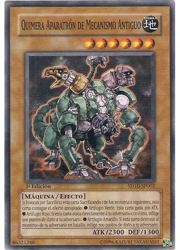 Quimera Aparatrón de Mecanismo Antiguo