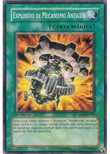 Explosivo de Mecanismo Antiguo — Baraja de Estructura: Revuelta de las Máquinas