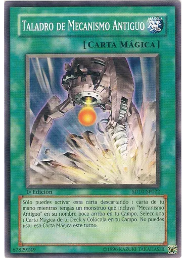 Taladro de Mecanismo Antiguo — Baraja de Estructura: Revuelta de las Máquinas