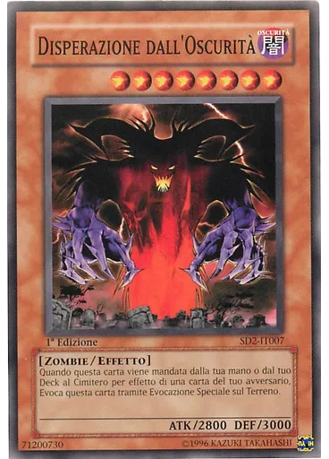 Disperazione dall'Oscurità — Structure Deck: Follia Zombie
