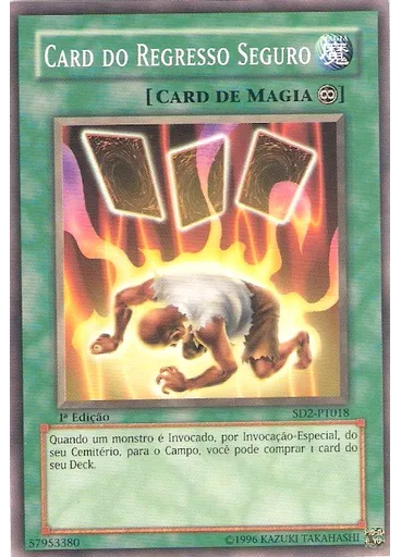 Card do Regresso Seguro — Deck Estrutura: Insanidade Zumbi