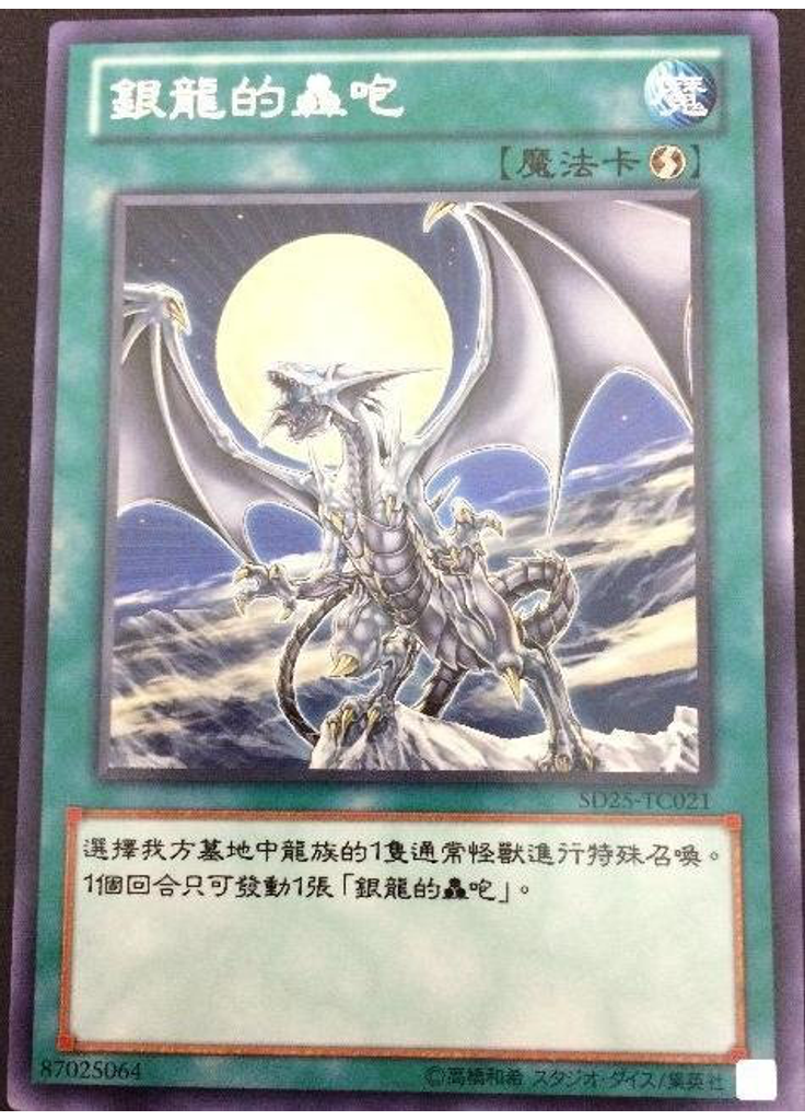 銀龍的轟咆
