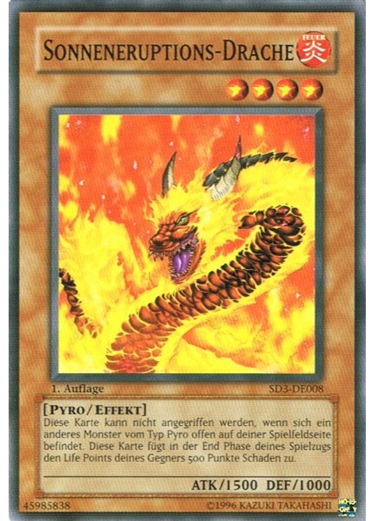 Sonneneruptions-Drache