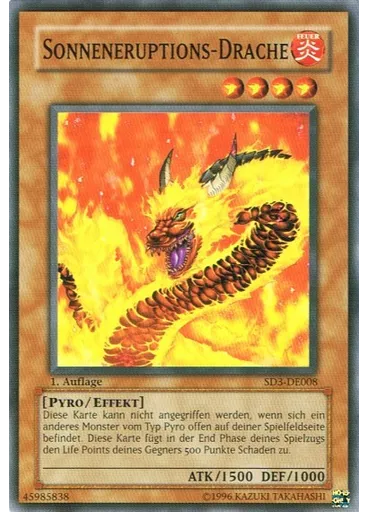 Sonneneruptions-Drache — Structure Deck: Blaze of Destruction