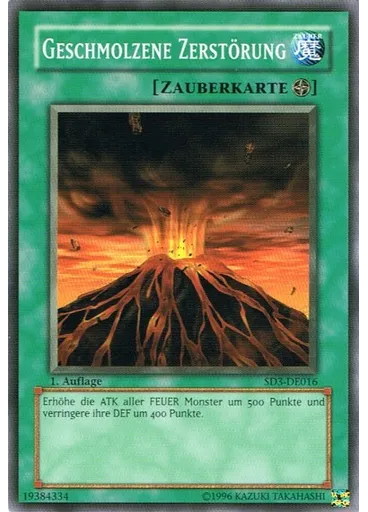 Geschmolzene Zerstörung