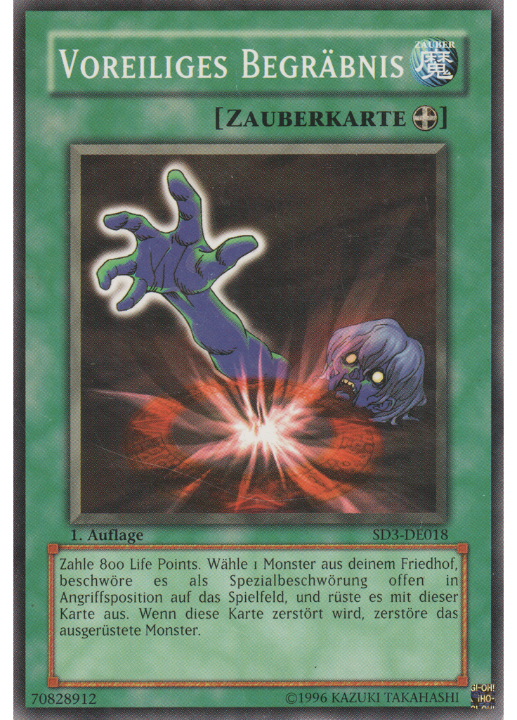 Voreiliges Begräbnis