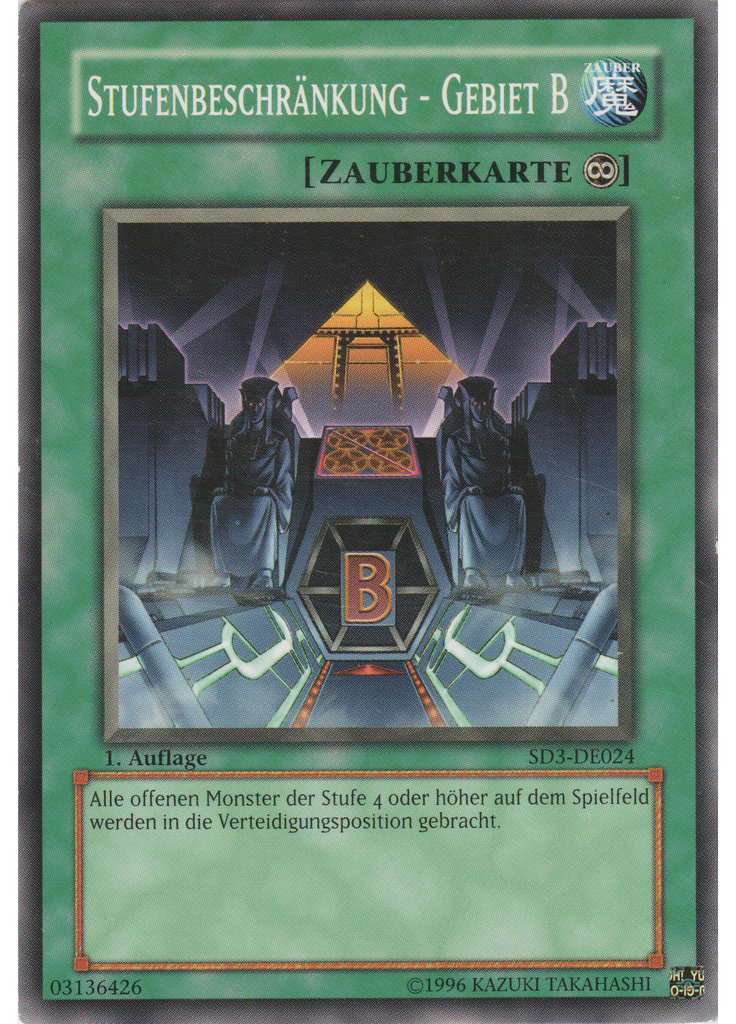Stufenbeschränkung - Gebiet B