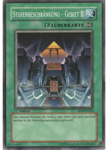 Stufenbeschränkung - Gebiet B