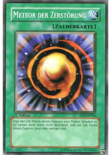 Meteor der Zerstörung