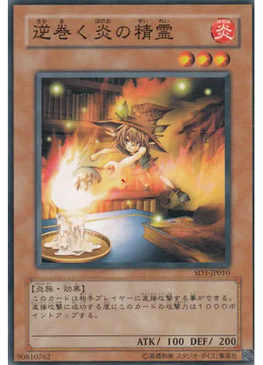逆巻く炎の精霊