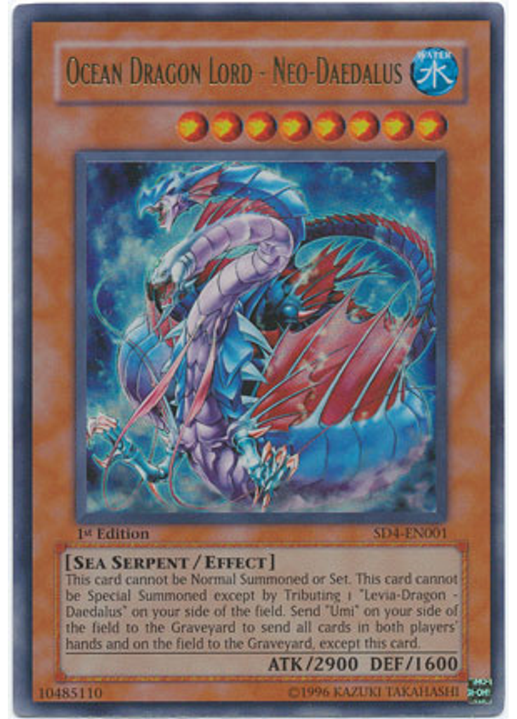 Ocean Dragon Lord - Neo-Daedalus (Ultra Rare 1st Edition Correct Text)