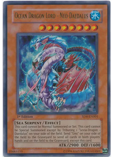 Ocean Dragon Lord - Neo-Daedalus (Ultra Rare 1st Edition Correct Text)