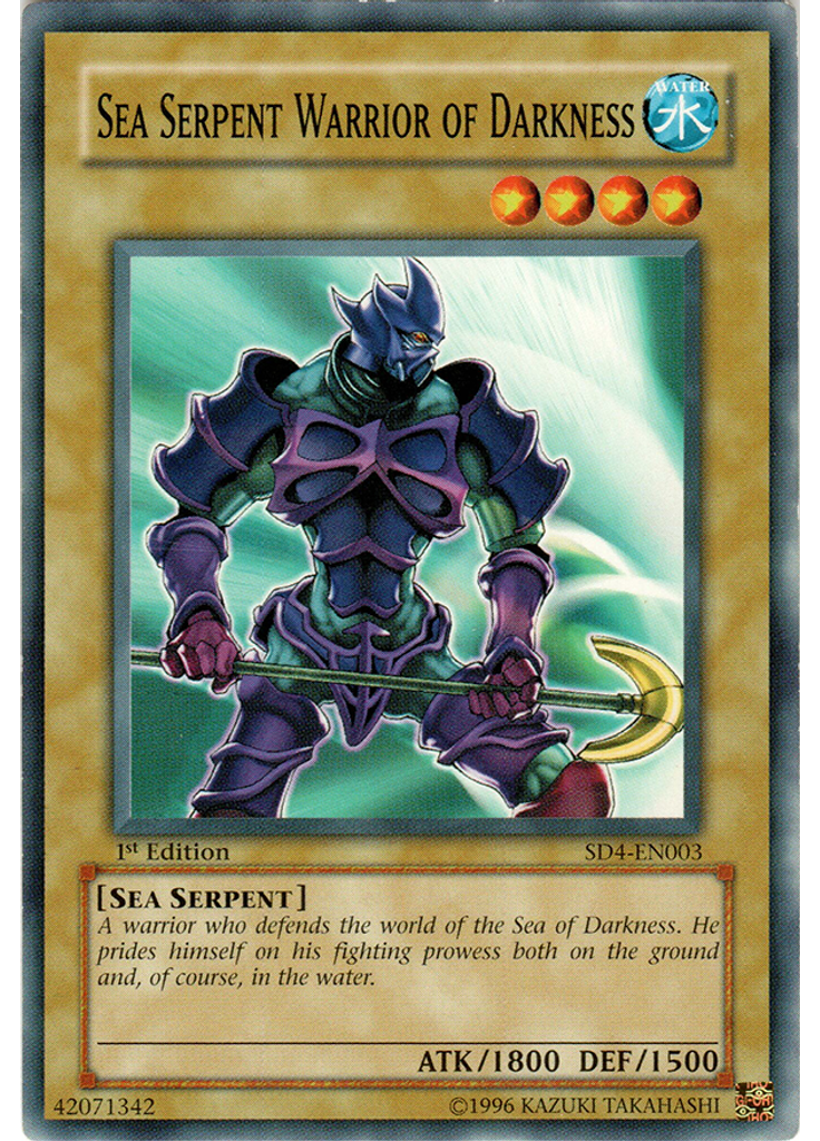 Sea Serpent Warrior of Darkness