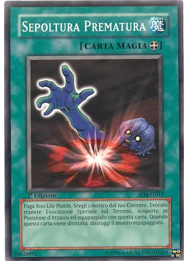 Sepoltura Prematura — Structure Deck: Furia degli Abissi