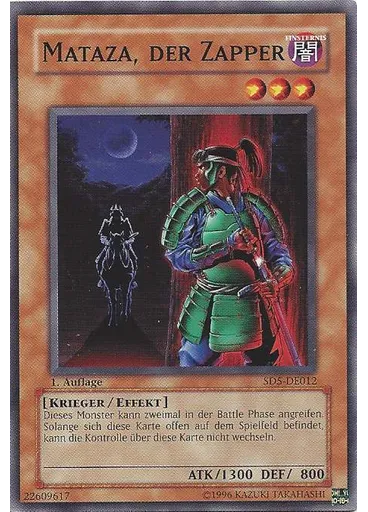 Mataza, der Zapper — Structure Deck: Warrior's Triumph