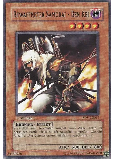 Bewaffneter Samurai - Ben Kei