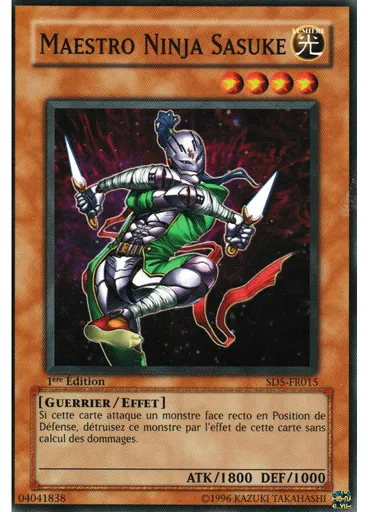 Maestro Ninja Sasuke — Deck de Structure: Triomphe du Guerrier