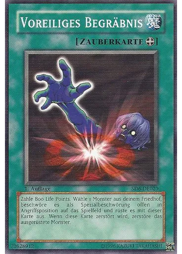 Voreiliges Begräbnis — Structure Deck: Spellcaster's Judgment