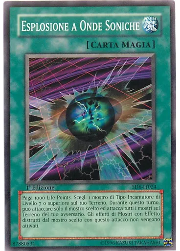 Esplosione a Onde Soniche — Structure Deck: Giudizio dell'Incantatore