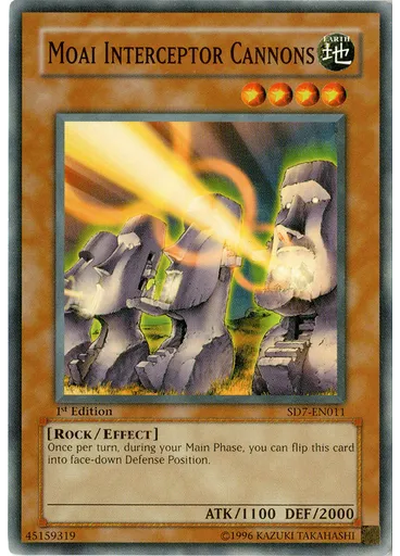 Moai Interceptor Cannons — Structure Deck: Invincible Fortress