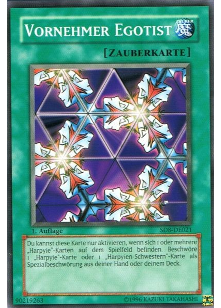 Vornehmer Egotist