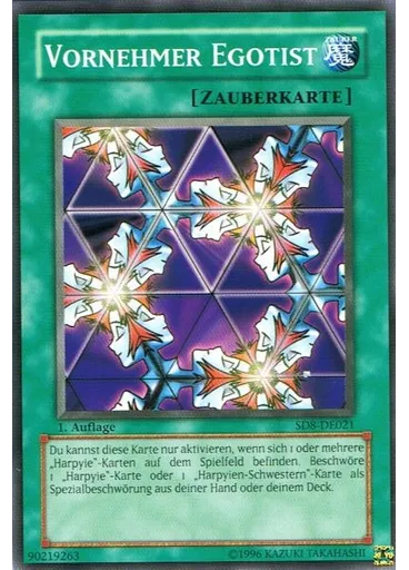 Vornehmer Egotist