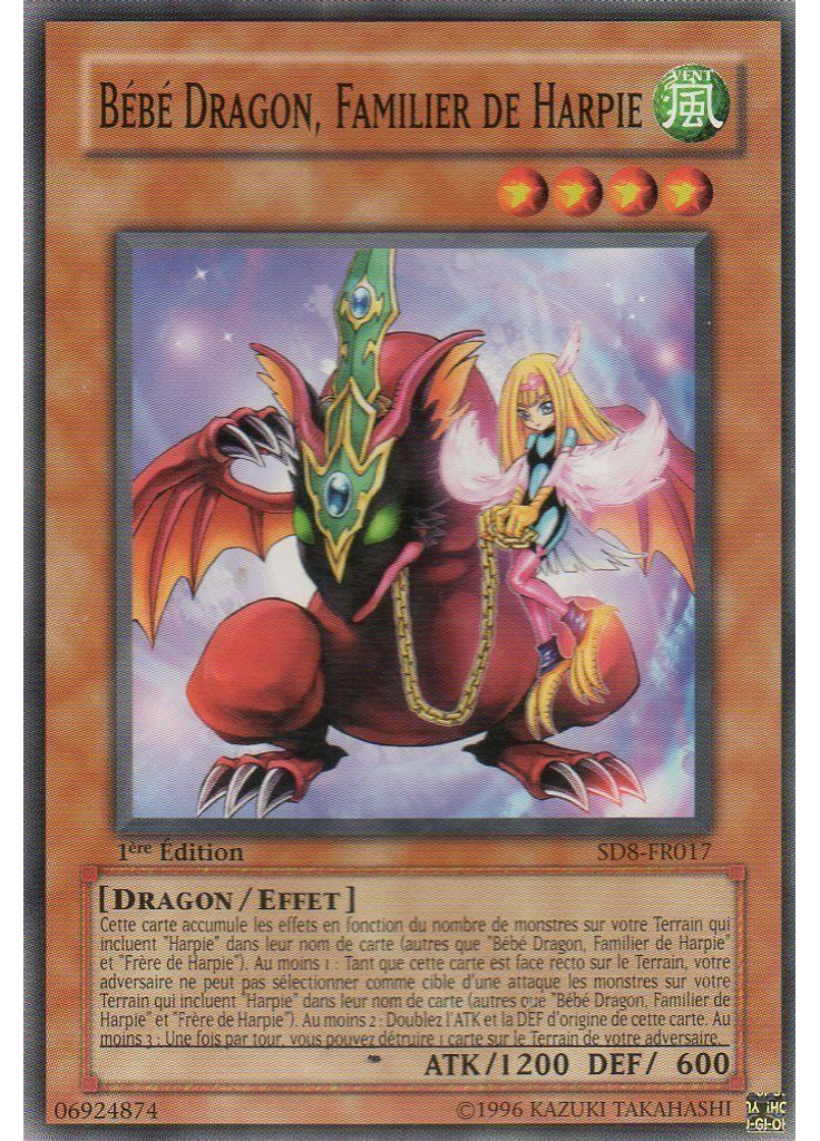 Bébé Dragon, Familier de Harpie
