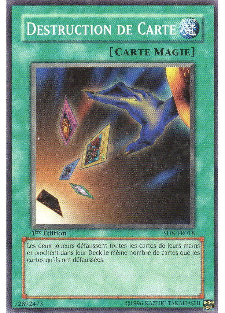 Destruction de Carte