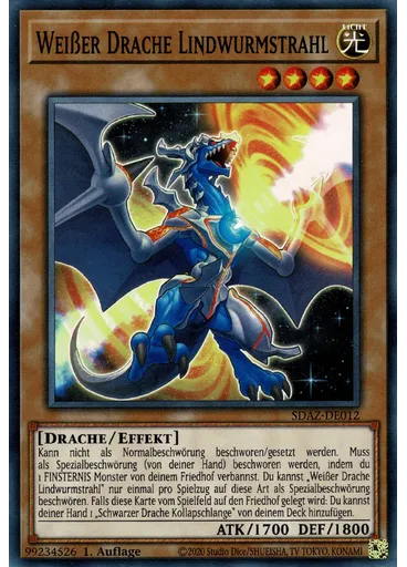 Weißer Drache Lindwurmstrahl