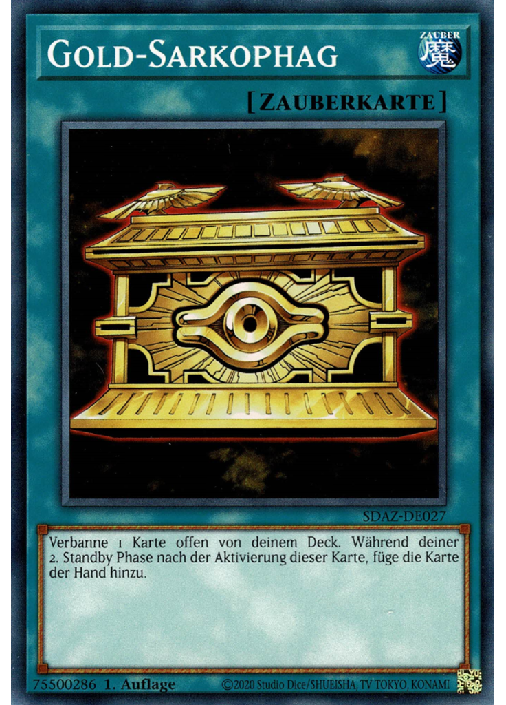 Gold-Sarkophag