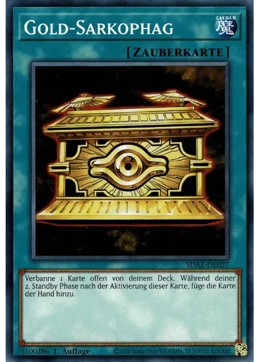 Gold-Sarkophag