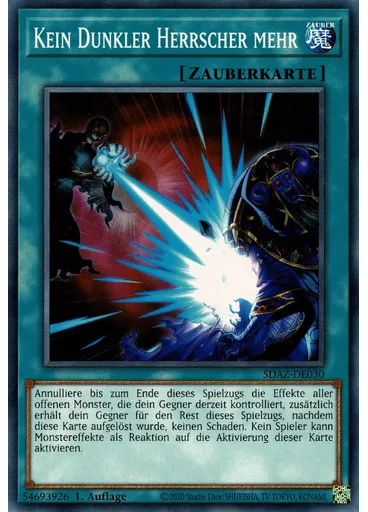 Kein Dunkler Herrscher mehr — Structure Deck: Albaz Strike
