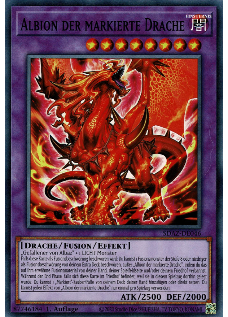 Albion der markierte Drache