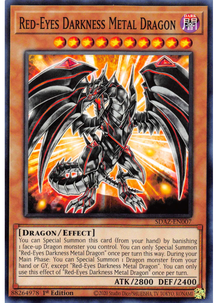 Red-Eyes Darkness Metal Dragon