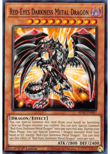 Red-Eyes Darkness Metal Dragon