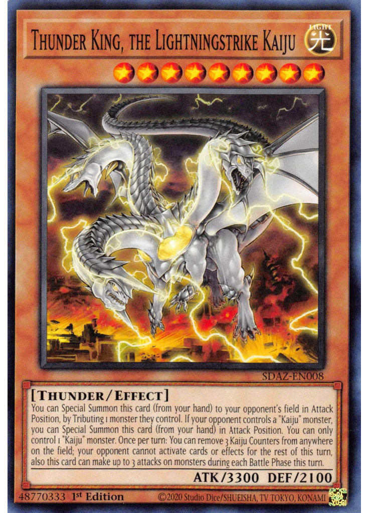 Thunder King, the Lightningstrike Kaiju