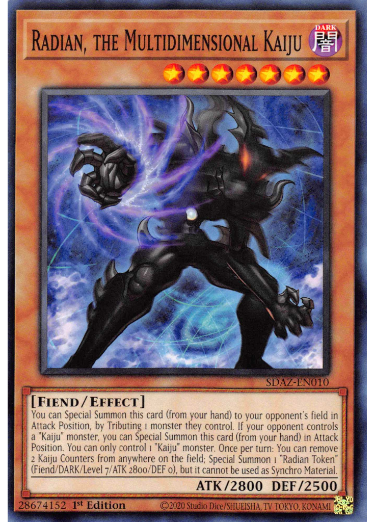 Radian, the Multidimensional Kaiju