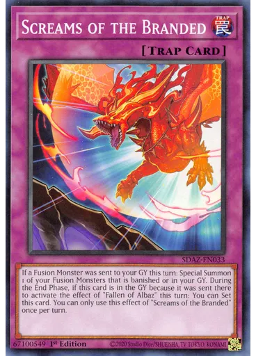 Screams of the Branded — Structure Deck: Albaz Strike