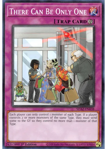 There Can Be Only One
