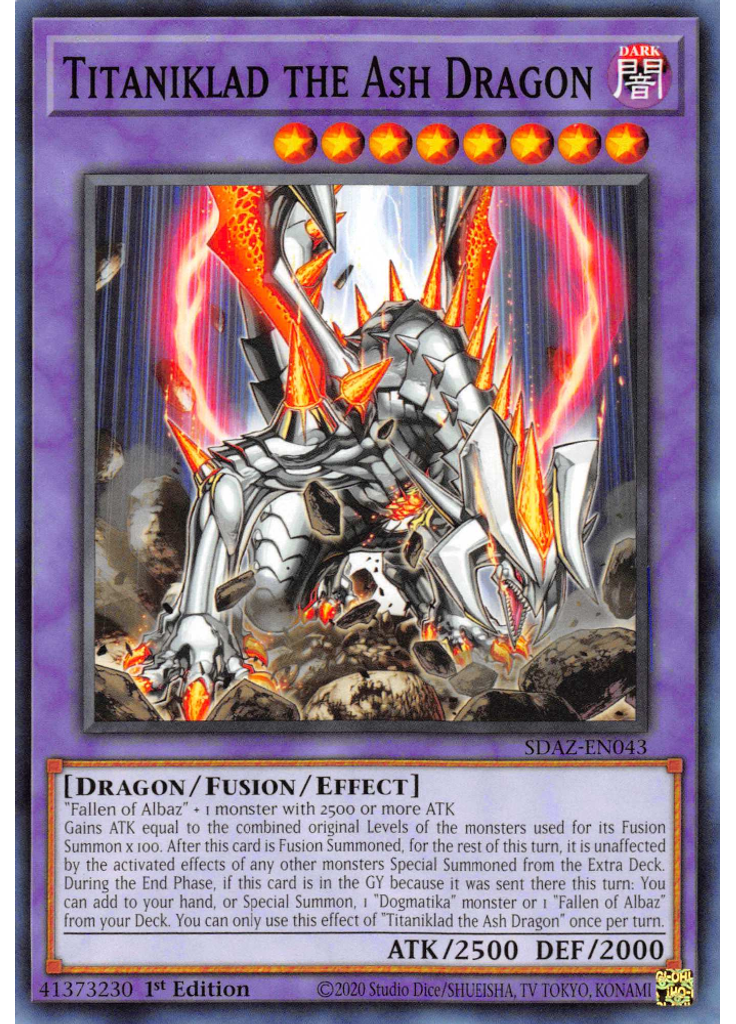 Titaniklad the Ash Dragon