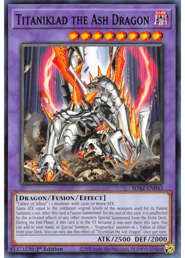 Titaniklad the Ash Dragon